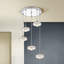 5 - Light Chrome LED Cluster Pendant