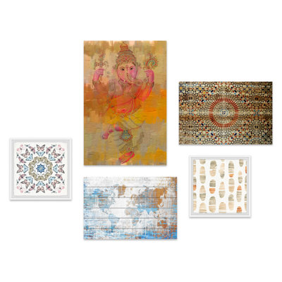 Sarahbella «Into India» Pentaptych