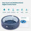 RELXTIME Polyvinyl Chloride (PVC) Round Inflatable Hot Tub in Blue