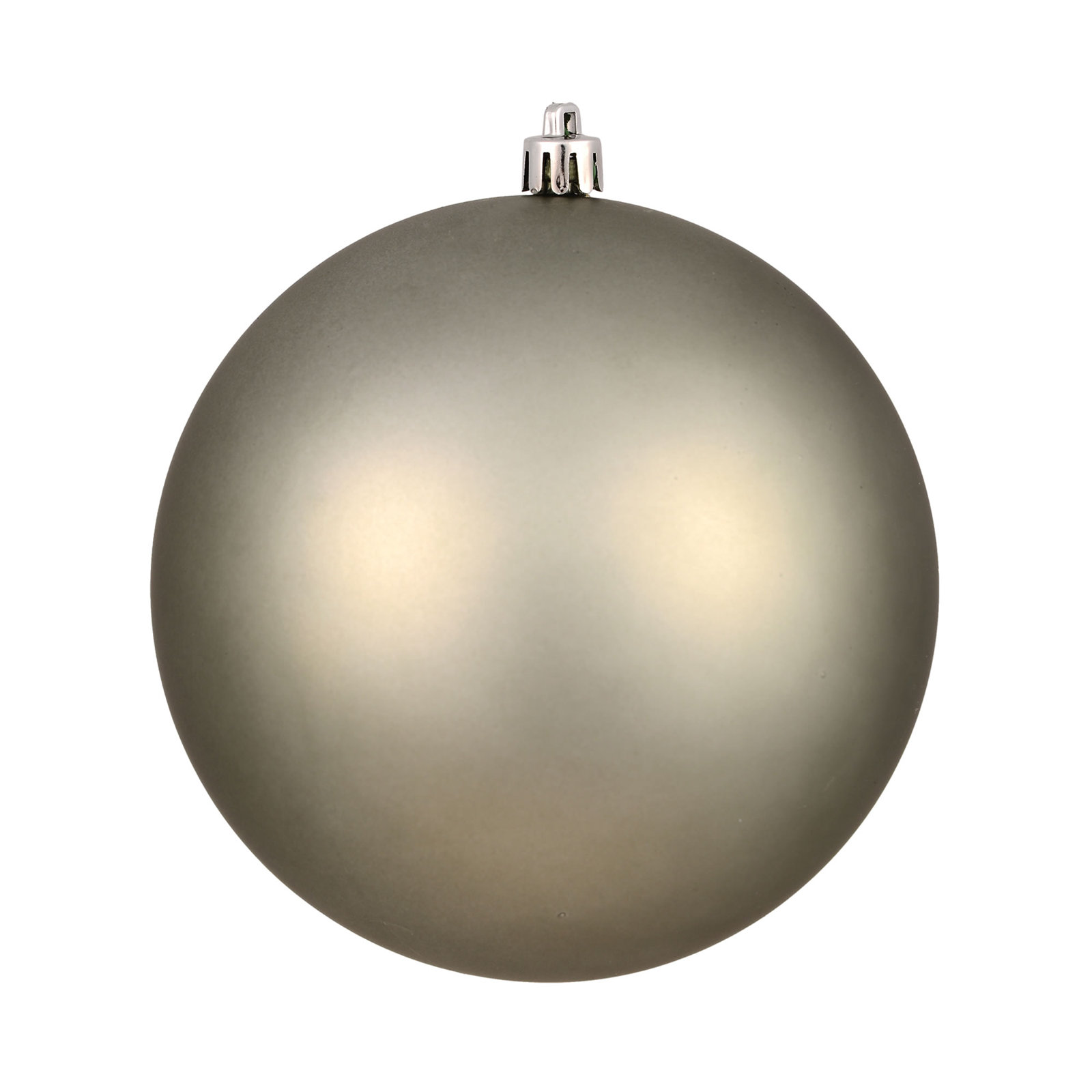 Holiday Décor Ball Ornament, Limestone Matte, 2.75" H x 2.75" W x 2.75" D