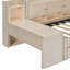 Lit de jour rembourré avec armoire rabattable et table d'appoint-1733842010