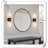 Tamarsha Brass LED Plug-in Armed Sconce