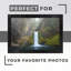 Cadre photo en bois massif Bordeaux-690625167