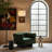 Arc Floor Lamp 75" with LED Bulb Included, 3 Color Temperatures & Memory Function, Arched Floor Lamp with Linen Shade & Weighted Cast Iron Base, 350° Adjustable Standing Lamp for Living Room Bedroom-1939109621