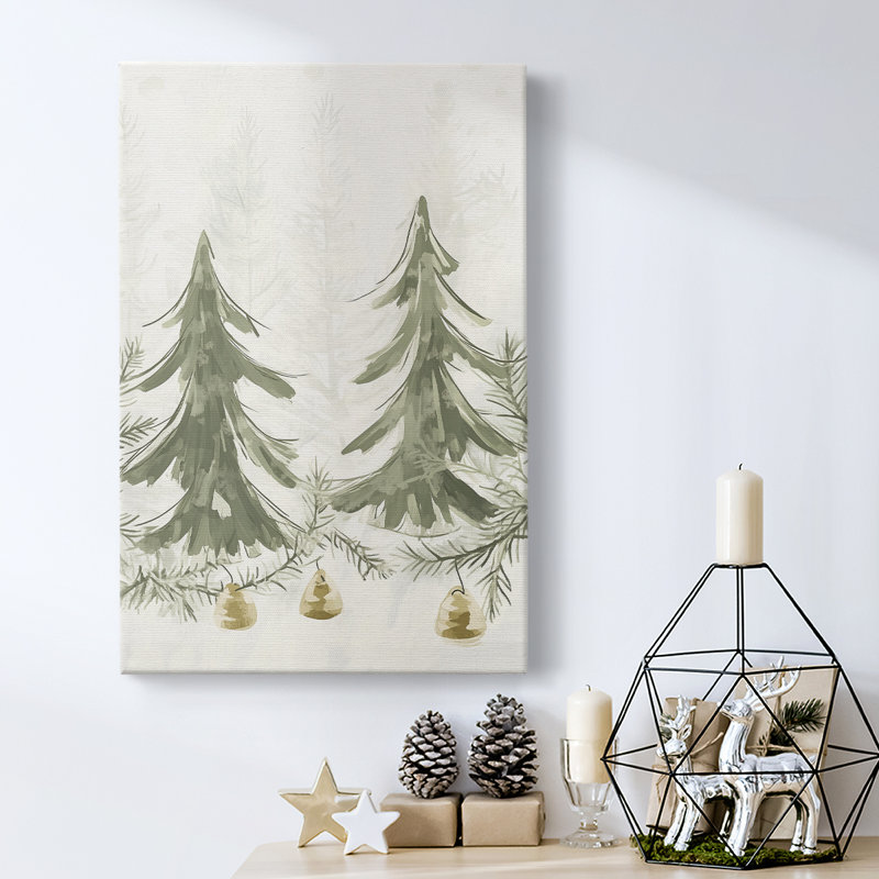 Art des Fêtes de Noël - Toile tendue avec châssis CDXV III, H 24 po x l 16 po