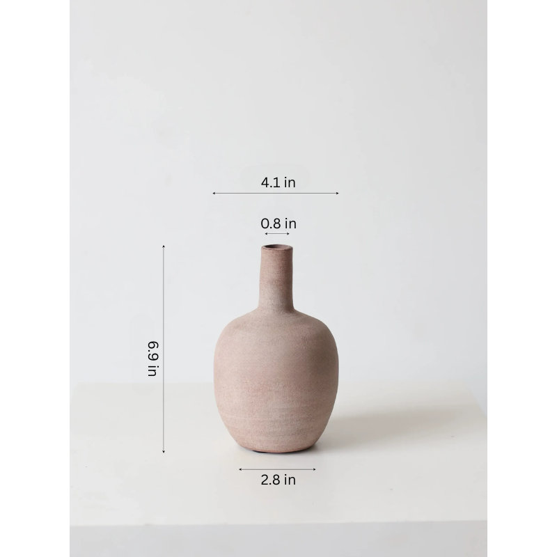 Vase en céramique Minimal Bottle