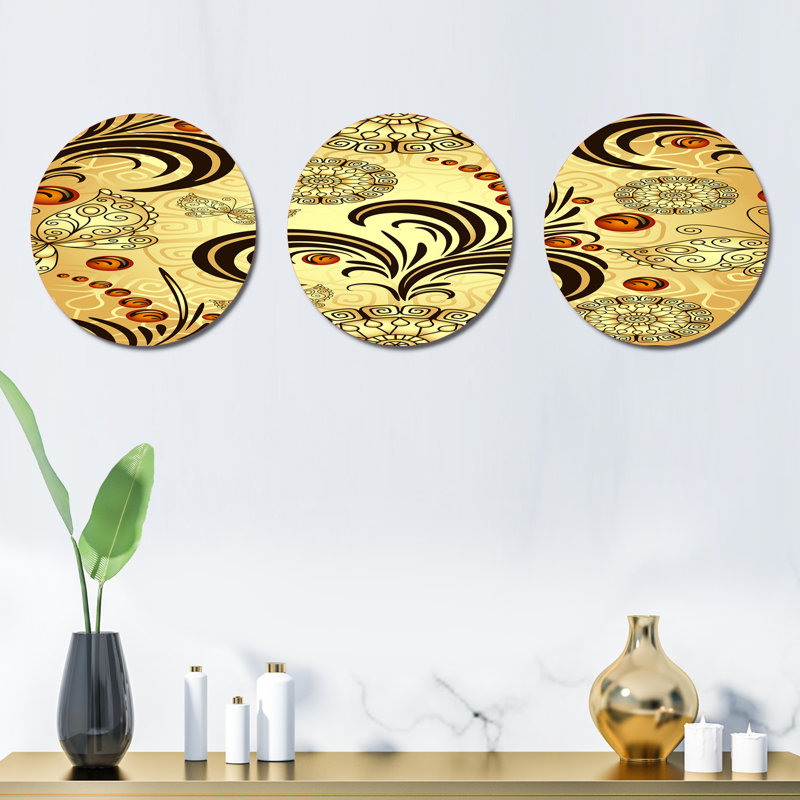 Ensemble de 3 décorations murales