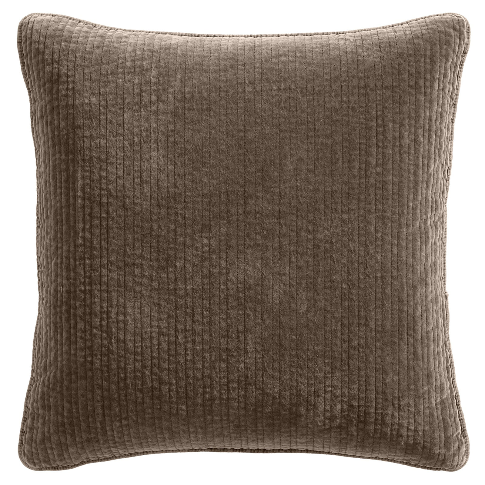 Kobie Cotton Shams, Euro, Cocoa