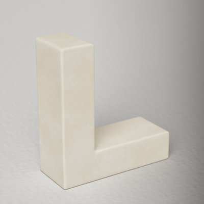 Zeb Text & Numbers Letter Block