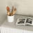3-Door Accent Sideboard With Wavy Texture
