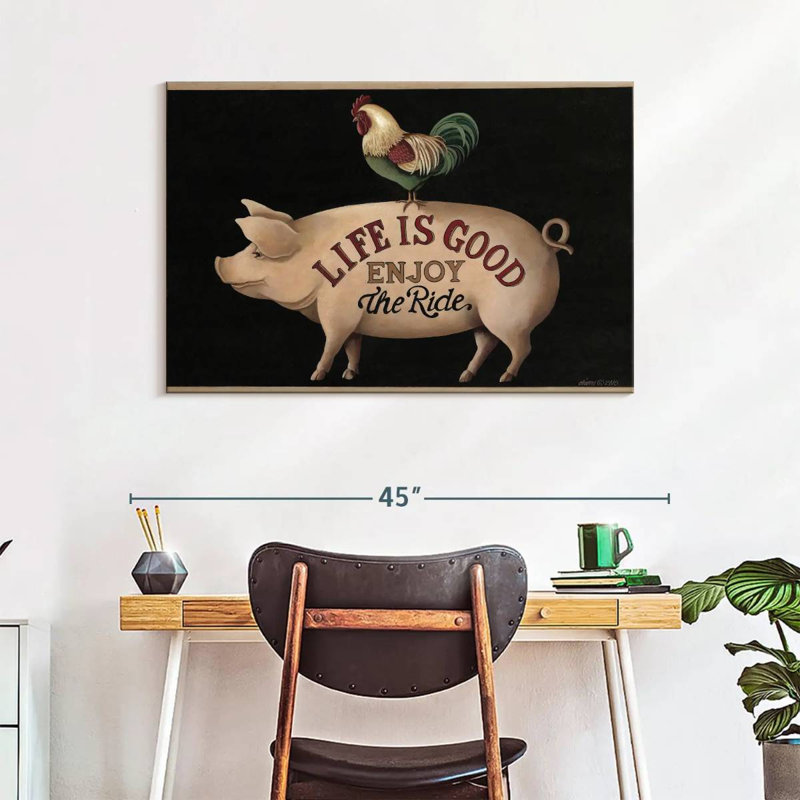 Life Is Good Enjoy The Ride, 26" H x 39" W