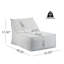 Fauteuil à billes Perry, gris clair