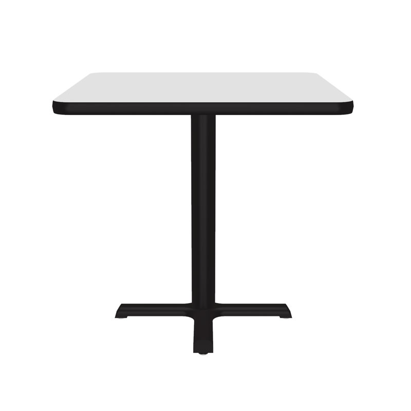 Table carrée pour salle de pause, H 29 po x L 24 po x l 24 po