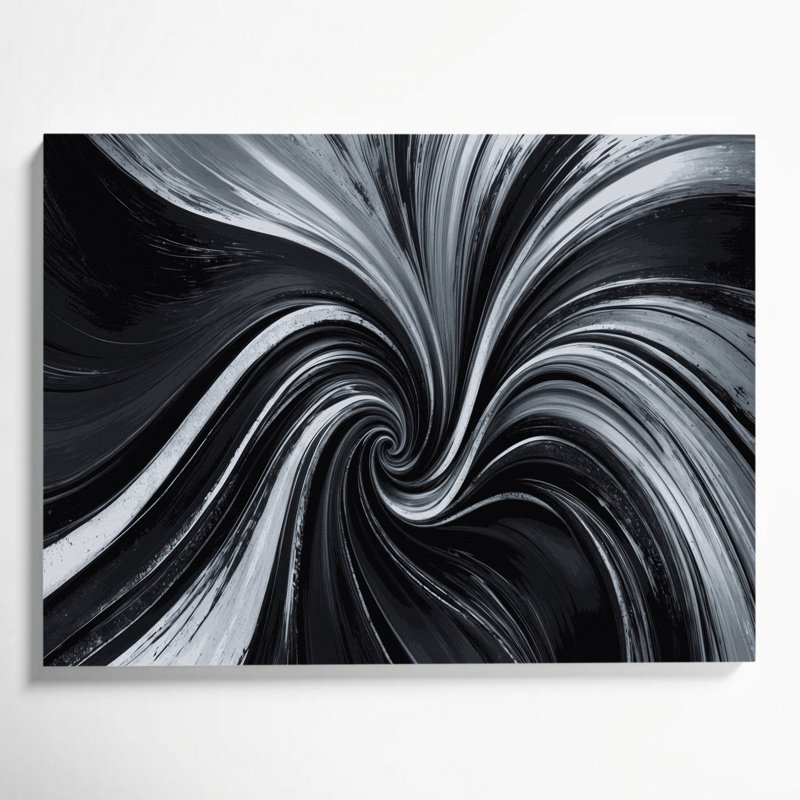 Art mural sur toile Lyrical Abstraction 48, H 20 po x l 30 po