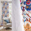 Ensemble de 2 rideaux à motif floral Mid Century-1050334061-1050334071