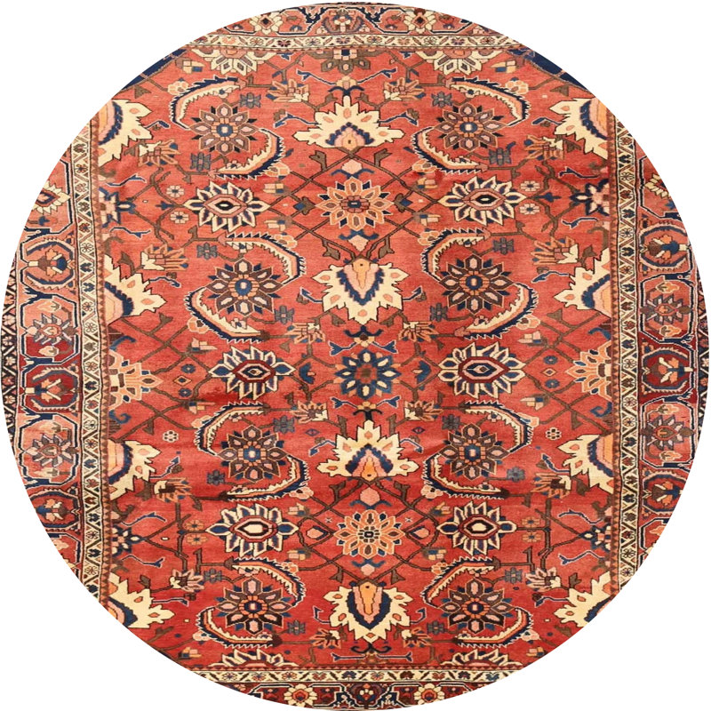 Cecele Oriental Indoor Rug, Round 4'