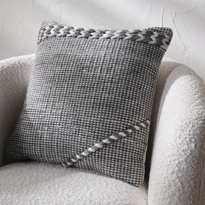 Indoor / Outdoor Chevron Square Throw Cushion