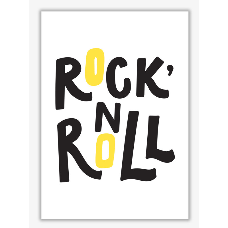Rock 'N Roll - Print, No Frame, 30 cm H x 21 cm W x 1 cm D