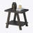 Contemporary Replicated Wood Shelf End Table In Charcoal Finish-1050123577-1050123574
