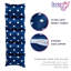 Housse de coussin pour lit Loungie 88 po x 26 po pour chambre à coucher-57884945