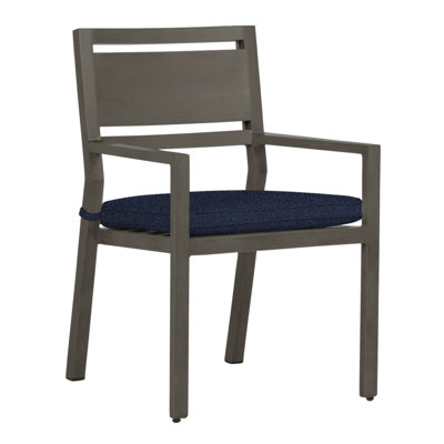 Avondale Aluminum Patio Dining Armchair with Cushions