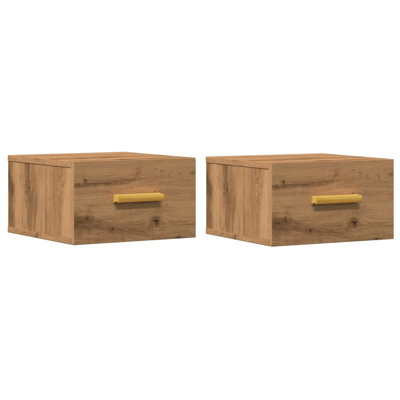 Santucci 35cm W Manufactured Wood Bedside Table