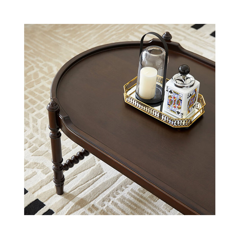 Table basse de style rétro américain