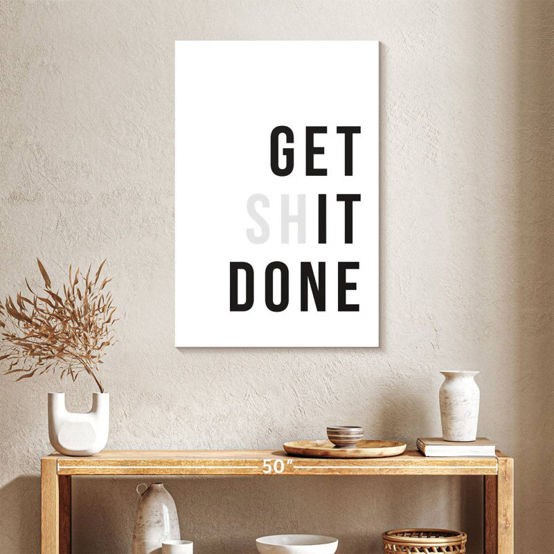 Get It Done, typographie