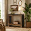 Console 41 po, table de couloir avec rangement ouvert