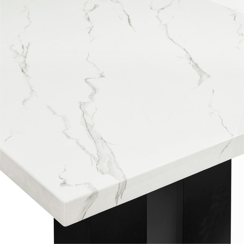Mobilier de salle à manger rectangulaire en bois 1pc