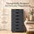 7-Drawer Mobile File Cabinet with Storage, Wood Storage Cabinet, Rolling Organizer for Office Supplies, Documents, Craft Materials, Home Office & Study-1824559434