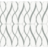 Graceful Geo Geometric Metallic Wallpaper Roll