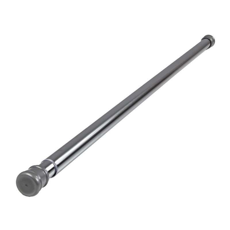 Adjustable Straight Tension Shower Curtain Rod, Chrome