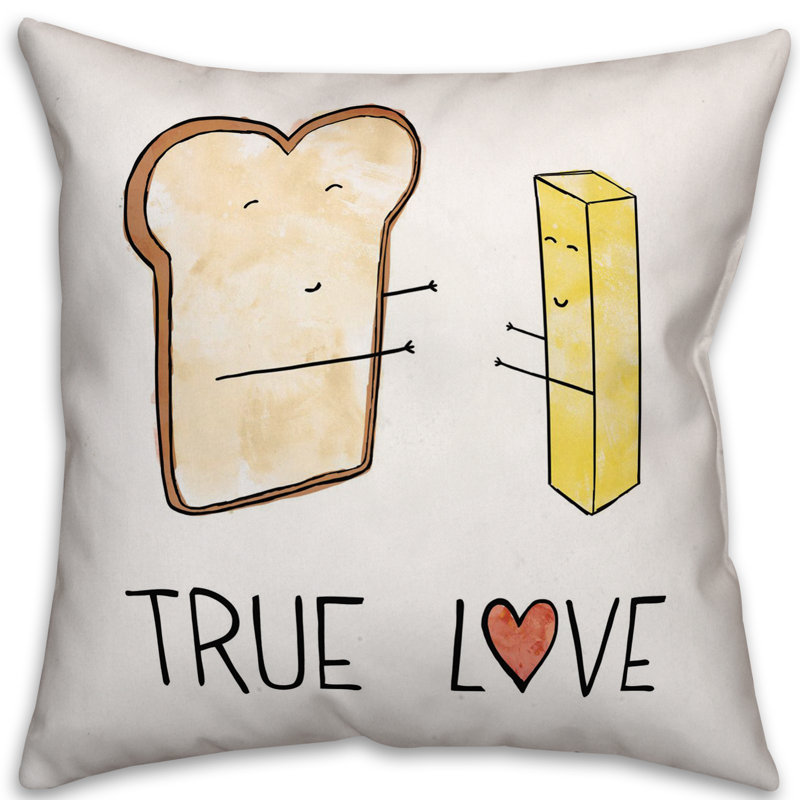  Coussin Bread and Butter Love