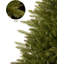 Sapin de Noël floqué et illuminé-440878779
