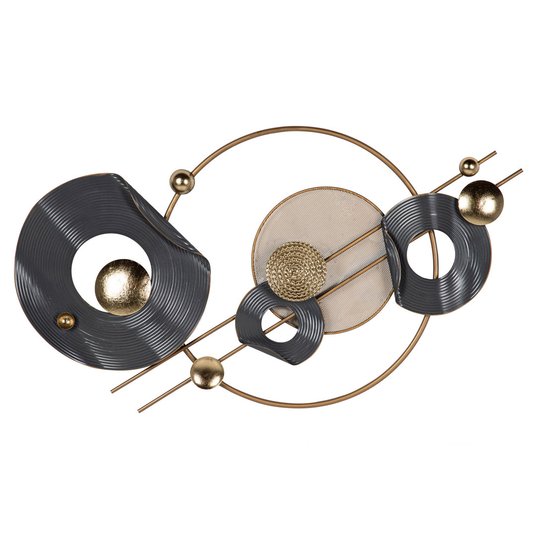Abstract Wall Decor on Metal