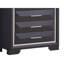 Coffre de rangement G01600-CH, noir