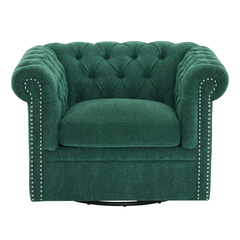 Fauteuil club pivotant Chesterfield