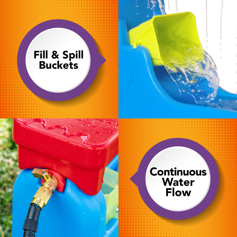 Simplay3 Raindrop Falls Multi-Level Water Table Splash Pool