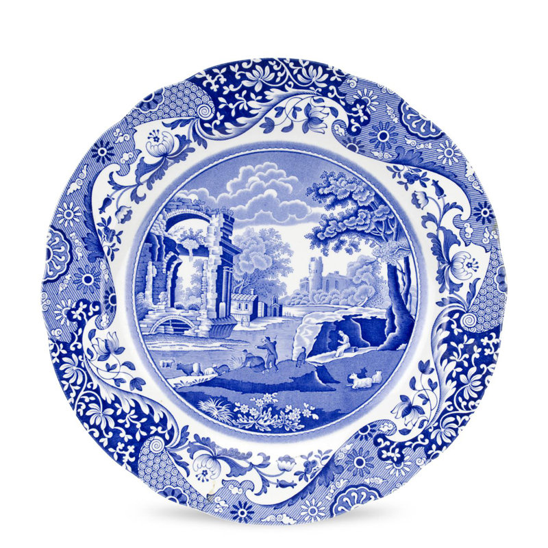 Classic Blue Italian - Serving Plate