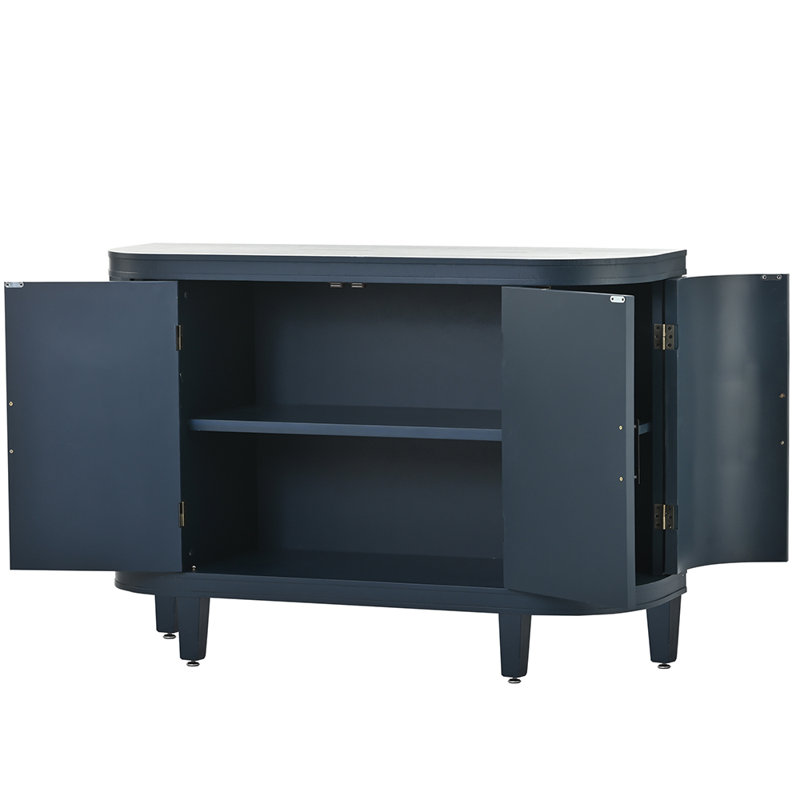 Buffet de 47,2 po de largeur Aichele, Bleu marine