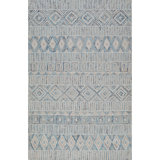 Odyssey Hand-Tufted Cut/Loop Pile Textured Geometric Wool Rug