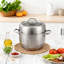 Living And Home 8L Steel Pot Set