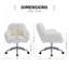Chaise de bureau moderne en fausse fourrure-1483448024