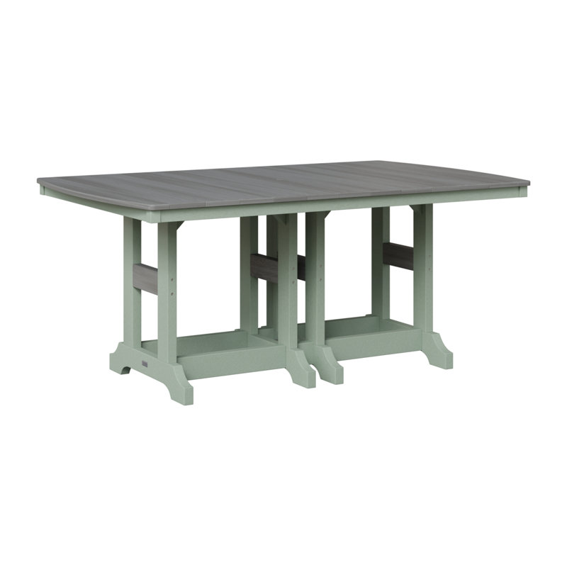 Table de bar rectangulaire Berlin Garden Garden Classic, Bois flottant gris, H 39,5 po x l 72 po x P 44 po