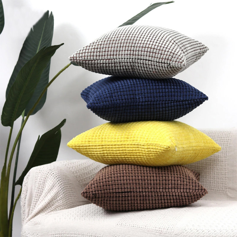 Coussin décoratif uni, Gris