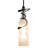 Blandy 1 - Light Textured Black Pendant