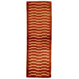 High-Quality Hand-Knotted Rust Area Rug