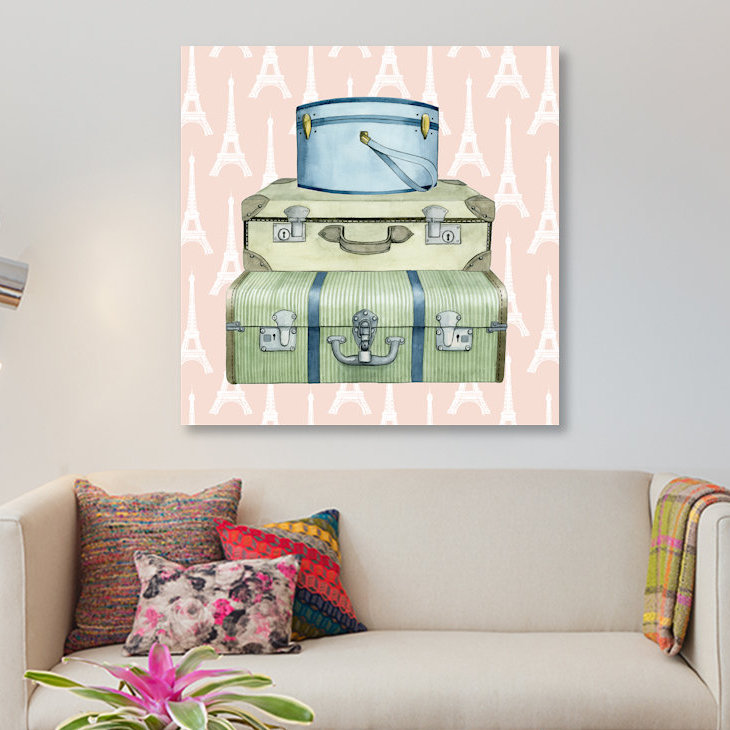 « travel rêve i », impression sur toile, H 12 po x l 12 po x P 0,75 po, Pas de tapis, Toile tendue