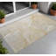 Tapis beige lavable abstrait intérieur / extérieur